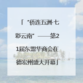 “侨连五洲·七彩云南”——第21届东盟华商会在德宏州盛大开幕