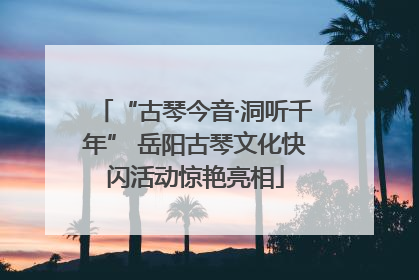 “古琴今音·洞听千年” 岳阳古琴文化快闪活动惊艳亮相