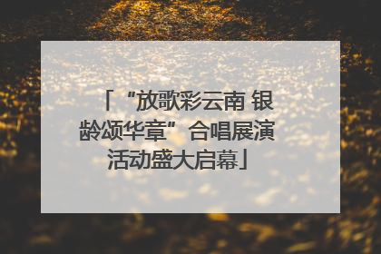 “放歌彩云南 银龄颂华章”合唱展演活动盛大启幕