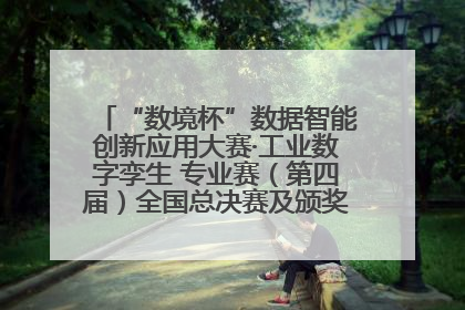 “数境杯”数据智能创新应用大赛·工业数字孪生 专业赛（第四届）全国总决赛及颁奖典礼成功举办