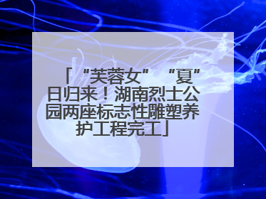 “芙蓉女”“夏”日归来！湖南烈士公园两座标志性雕塑养护工程完工