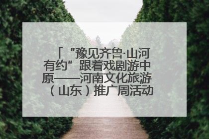 “豫见齐鲁·山河有约”跟着戏剧游中原——河南文化旅游（山东）推广周活动菏泽站活动举行