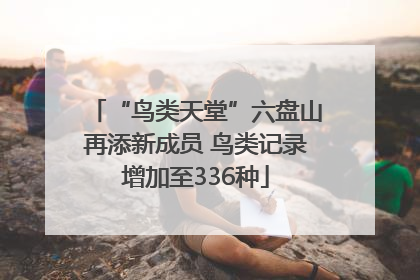 “鸟类天堂”六盘山再添新成员 鸟类记录增加至336种