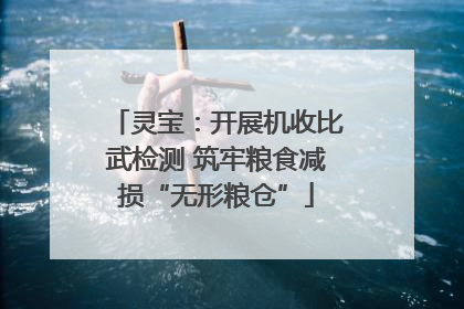 灵宝：开展机收比武检测 筑牢粮食减损“无形粮仓”