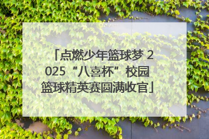 点燃少年篮球梦 2025“八喜杯”校园篮球精英赛圆满收官