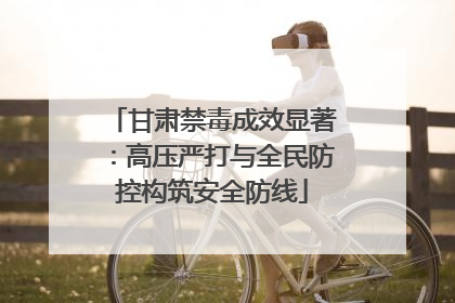 甘肃禁毒成效显著：高压严打与全民防控构筑安全防线