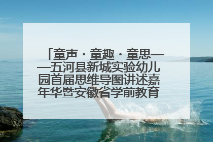 童声・童趣・童思——五河县新城实验幼儿园首届思维导图讲述嘉年华暨安徽省学前教育教研基地园项目阶段性成果展示活动