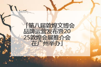 第八届敦煌文博会品牌运营发布暨2025敦煌会展推介会在广州举办