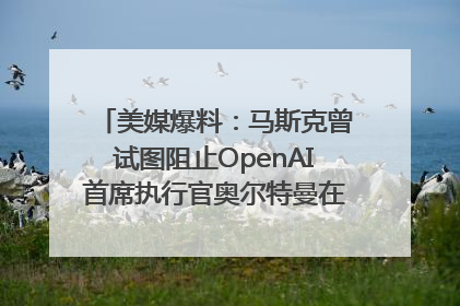 美媒爆料：马斯克曾试图阻止OpenAI首席执行官奥尔特曼在中东的AI交易