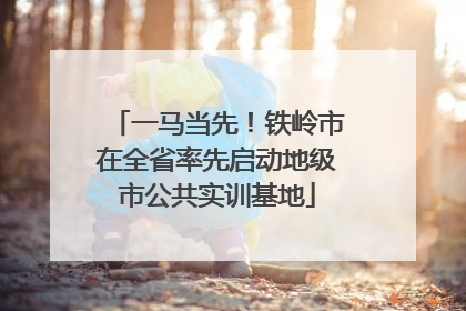 一马当先！铁岭市在全省率先启动地级市公共实训基地