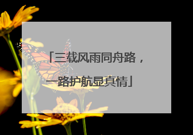 三载风雨同舟路，一路护航显真情