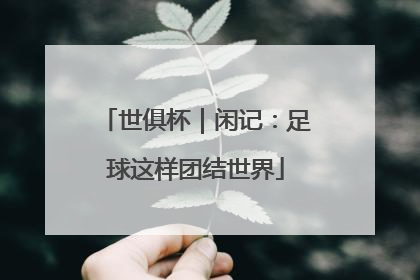 世俱杯｜闲记：足球这样团结世界