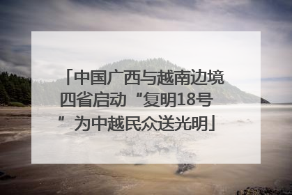 中国广西与越南边境四省启动“复明18号”为中越民众送光明