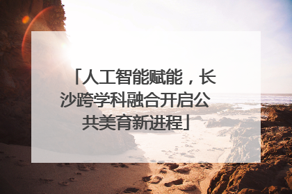 人工智能赋能，长沙跨学科融合开启公共美育新进程