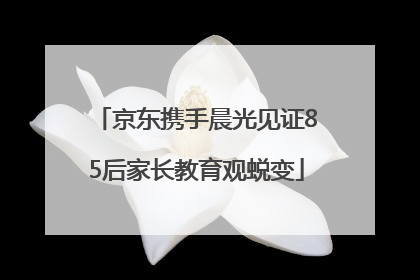 京东携手晨光见证85后家长教育观蜕变