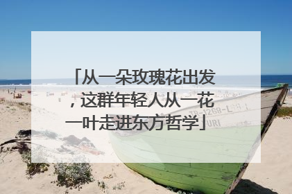 从一朵玫瑰花出发，这群年轻人从一花一叶走进东方哲学