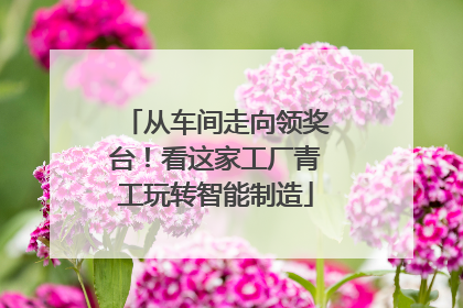 从车间走向领奖台！看这家工厂青工玩转智能制造