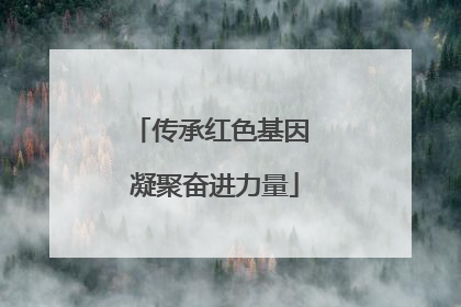传承红色基因 凝聚奋进力量