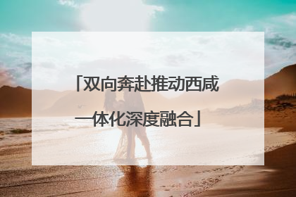 双向奔赴推动西咸一体化深度融合
