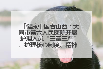 健康中国看山西：大同市第六人民医院开展护理人员“三基三严”、护理核心制度、精神科防暴技能培训