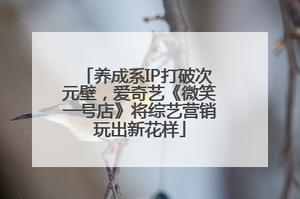 养成系IP打破次元壁，爱奇艺《微笑一号店》将综艺营销玩出新花样