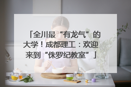全川最“有龙气”的大学！成都理工：欢迎来到“侏罗纪教室”