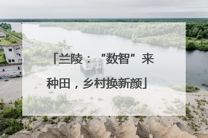 兰陵：“数智”来种田，乡村换新颜