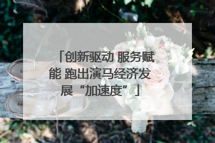 创新驱动 服务赋能 跑出演马经济发展“加速度”