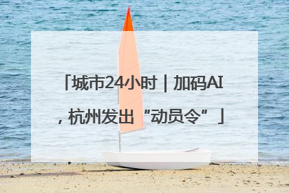 城市24小时｜加码AI，杭州发出“动员令”