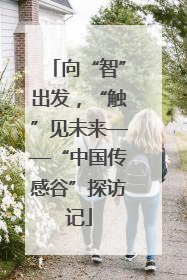 向“智”出发，“触”见未来——“中国传感谷”探访记