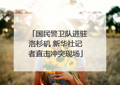 国民警卫队进驻洛杉矶 新华社记者直击冲突现场