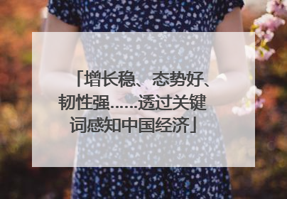 增长稳、态势好、韧性强……透过关键词感知中国经济