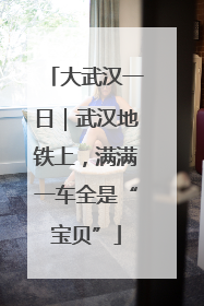 大武汉一日｜武汉地铁上，满满一车全是“宝贝”