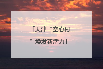 天津“空心村”焕发新活力