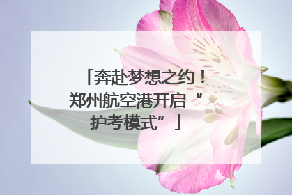 奔赴梦想之约！郑州航空港开启“护考模式”