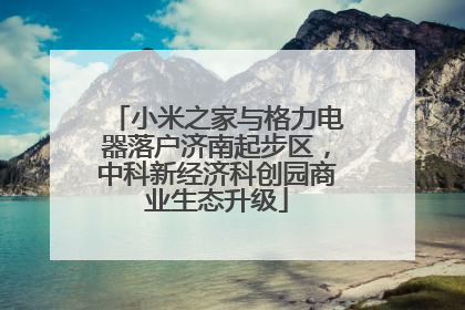 小米之家与格力电器落户济南起步区，中科新经济科创园商业生态升级