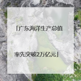 广东海洋生产总值率先突破2万亿元
