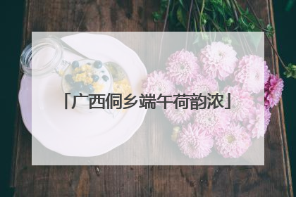 广西侗乡端午荷韵浓