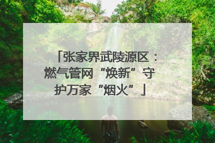 张家界武陵源区：燃气管网“焕新”守护万家“烟火”