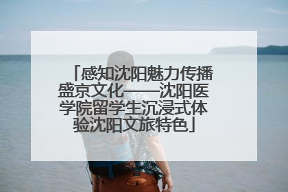 感知沈阳魅力传播盛京文化——沈阳医学院留学生沉浸式体验沈阳文旅特色