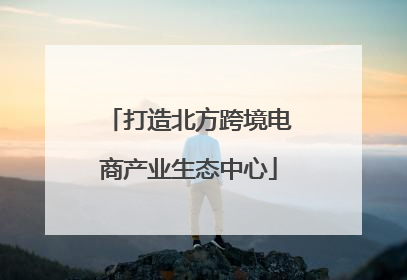 打造北方跨境电商产业生态中心