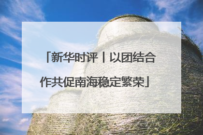新华时评丨以团结合作共促南海稳定繁荣