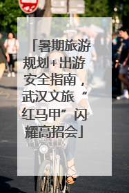 暑期旅游规划+出游安全指南，武汉文旅“红马甲”闪耀高招会