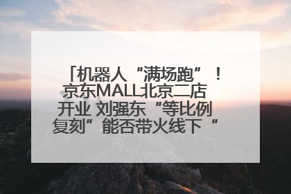 机器人“满场跑”！京东MALL北京二店开业 刘强东“等比例复刻”能否带火线下“618”？