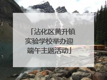 沾化区黄升镇实验学校举办迎端午主题活动