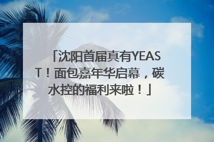 沈阳首届真有YEAST！面包嘉年华启幕，碳水控的福利来啦！