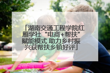 湖南交通工程学院红雁学社“电商+帮扶”赋能模式 助力乡村振兴获帮扶乡镇好评