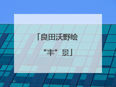 良田沃野绘“丰”景