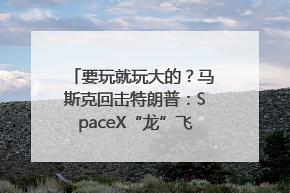 要玩就玩大的？马斯克回击特朗普：SpaceX“龙”飞船将立即退役！
