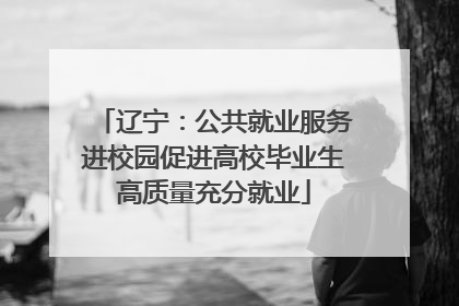 辽宁：公共就业服务进校园促进高校毕业生高质量充分就业